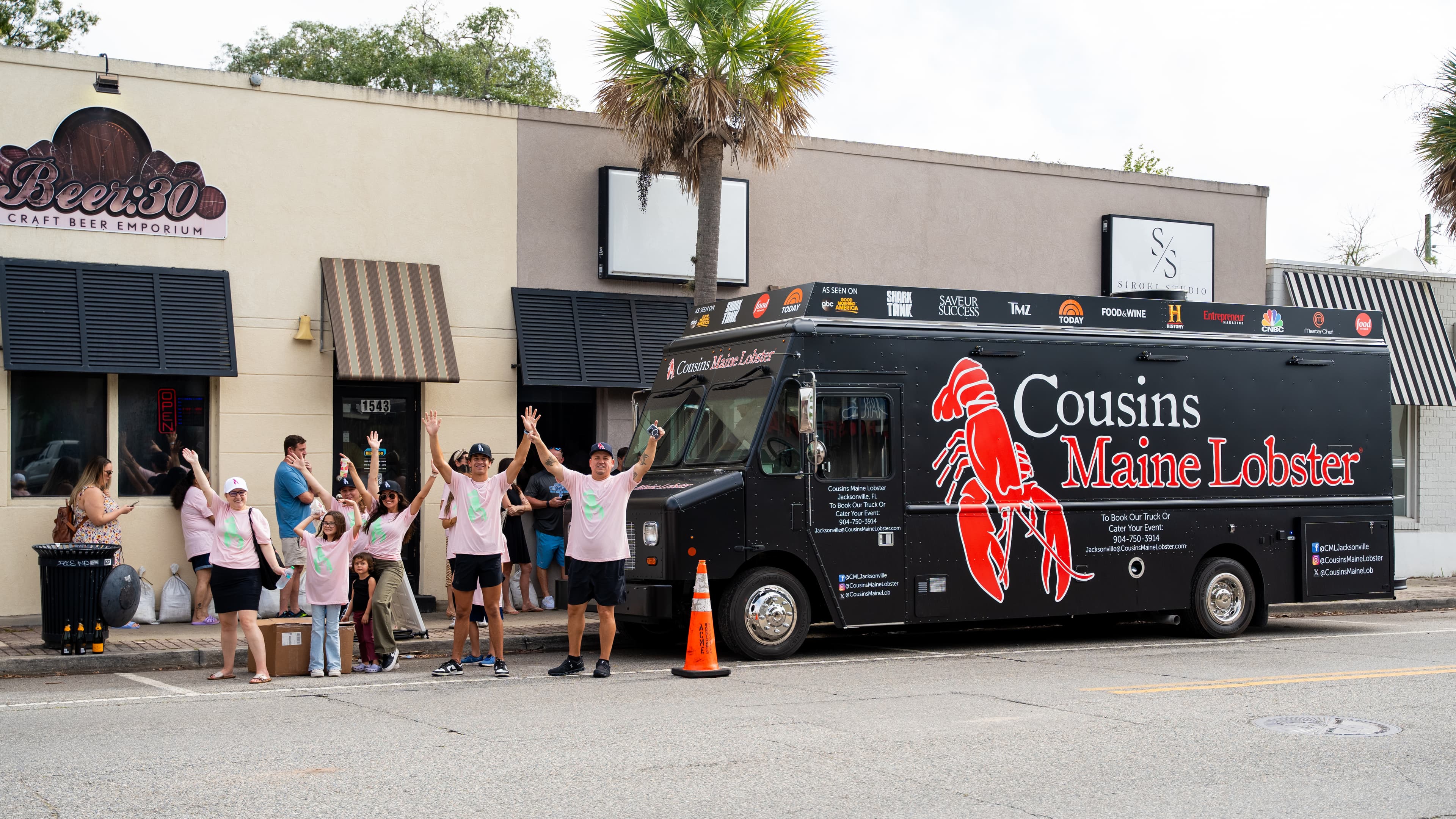 Celebrations at Cousins Maine Lobster Jacksonville's Grand Opening!