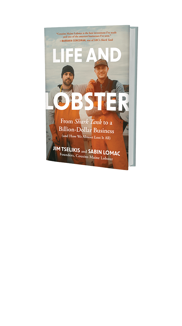 A silhouetted image of Life and Lobster