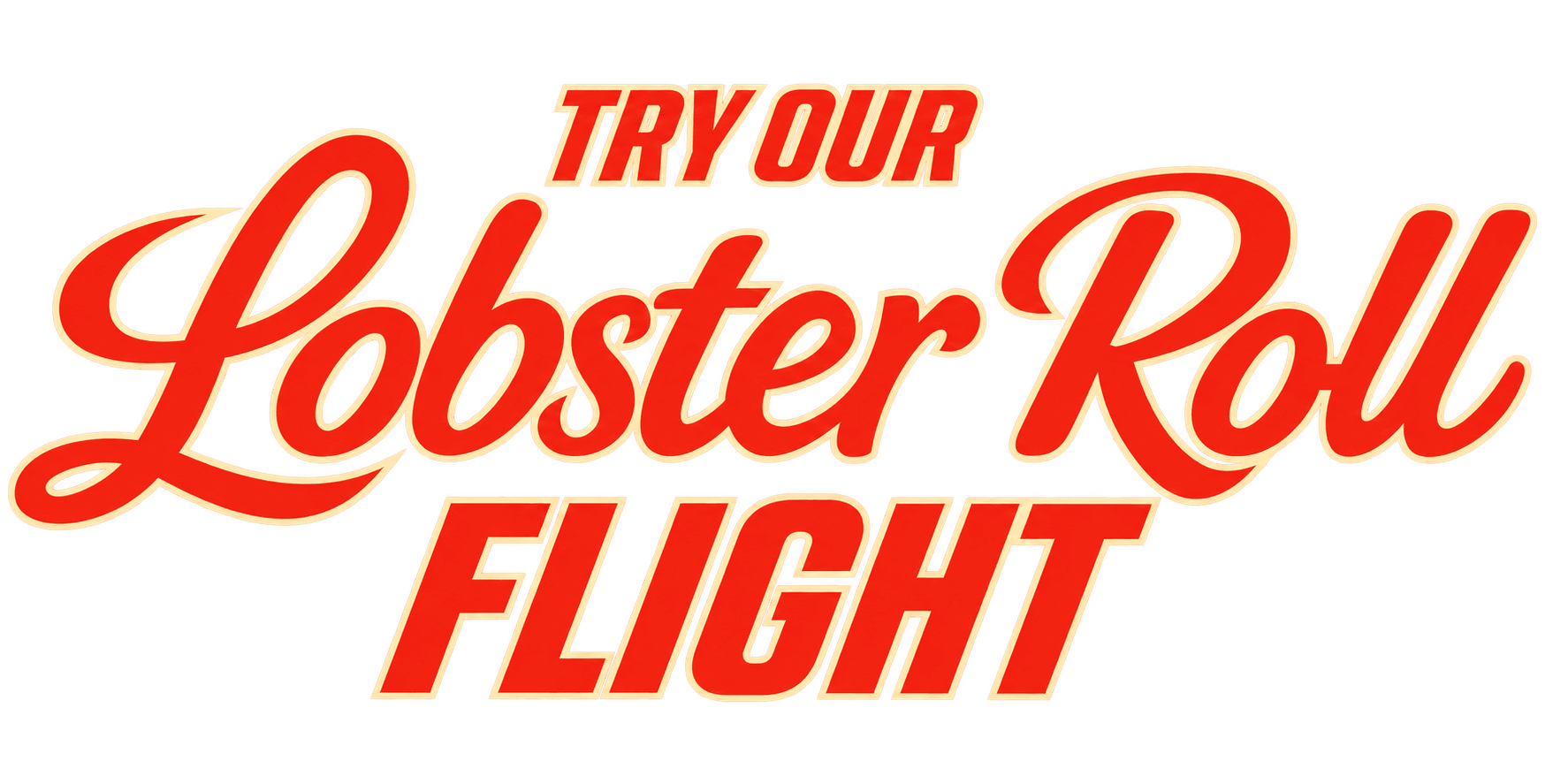 Try our Lobster Roll Flight